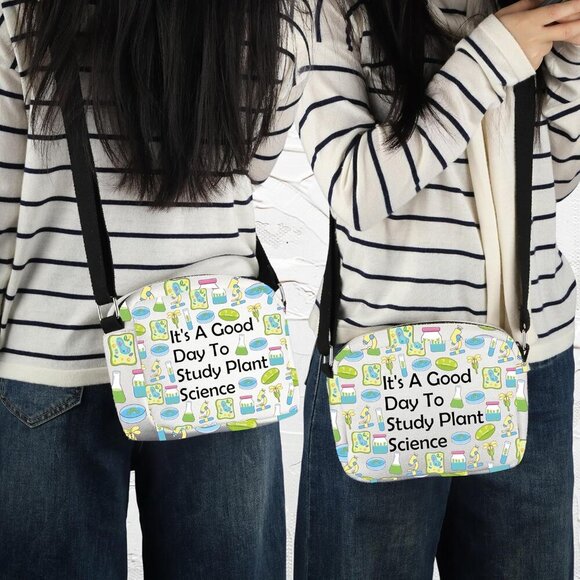 Durable Water-Resistant Crossbody Purse - Ideal for Plant Lovers and Scientists - Picture 6 of 7